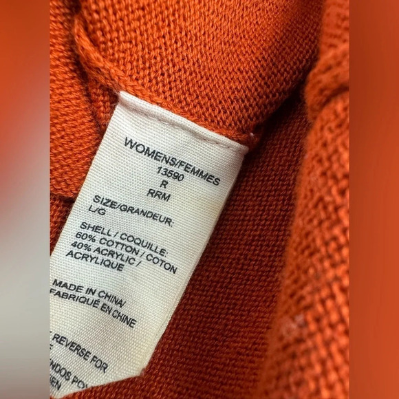 Woolrich Pull over knit sweater size Large - Picture 4 of 9